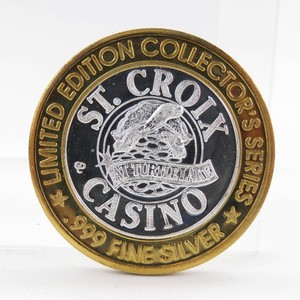 .999 Fine Silver St. Croix Casino Limited Edition Collectors Coin-36.835g