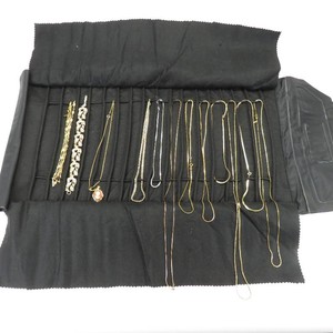 Vintage Womens Gold-Tone Necklaces in Carry Case-Monet, Napier & More