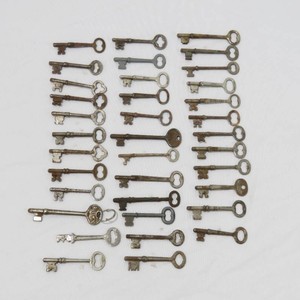 Grouping of Vintage Skeleton Keys and Others