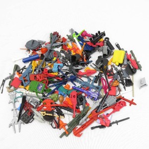 Grouping of Vintage Action Figures Accessories Weapons