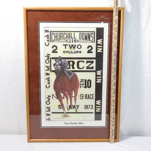 1983 Signed Limited Edition Two Dollar Win Secretariat Rick Czerwonka 19442000 Lithograph Poster