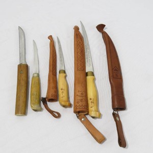 Grouping of Vintage J. Marttiini Rapala Finland Fish N Fillet Knives & Other
