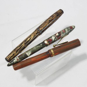 Grouping of Three Vintage Fountain Pens Including 14K Gold NIB