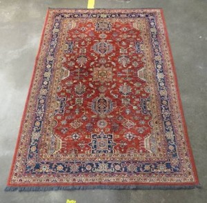 Beautiful Handmade Wool Oriental Rug Serapi 101 x 70