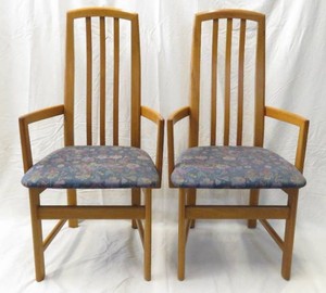 Set of 2 Vintage Nordic Furniture Danish Teak Chairs 41 Tall Canada