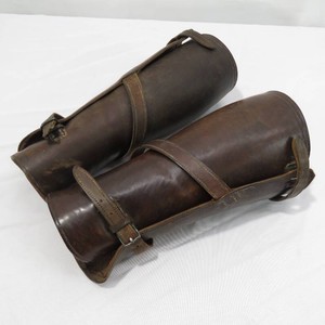 Vintage WWII Leather Leggings Gaiters for Soldier