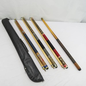 Grouping of Vintage Pool Sticks Willie Mosconi