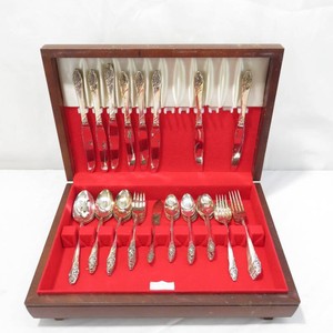 Vintage 52pc Flatware Oneida Community Evening Star Pattern