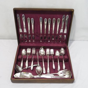 Grouping of Vintage 65pc Flatware-Including 1847 Rogers Bros, Adoration & More