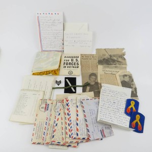 Vietnam Fallen Soldier Letters, Patches, Photos, Map & More