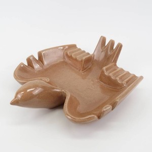 Rare MCM Red Wing Pottery Marked Bird Ashtray 8-12