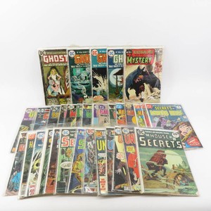 Grouping of Vintage DC Horror Themed Comic Books House of Secrets, Ghosts, More