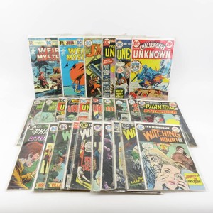 Grouping of Vintage DC Horror Themed Comic Books Witching Hour, Weird Mystery More