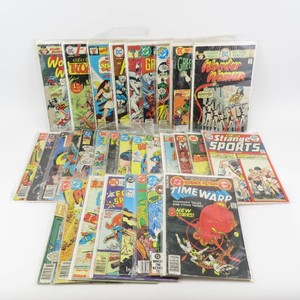Grouping of Vintage DC Superhero & Other Comic Books Wonder Woman More