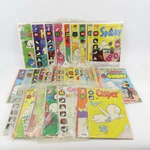 Grouping of Vintage Harvey Ghost Themed Comic Books, Casper, Spooky & More