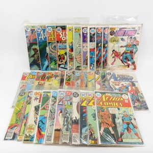 Grouping of Vintage DC Action Comics Superhero Superman, Lois Lane Comic Books
