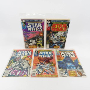 Grouping of 5 Vintage Star Wars Comic Books