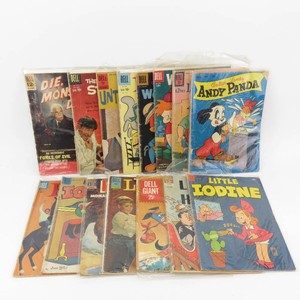 Grouping of Vintage DELL Comic Books, Little Iodine & More