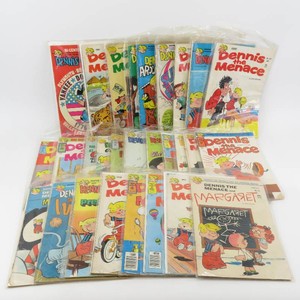 Grouping of Vintage Dennis The Menace Comic Books