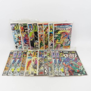Grouping of Vintage Marvel Spider-Man Superhero Comic Books