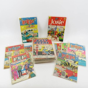 Large Grouping of Vintage Archie Series Comic Books, Josie, PEP & More