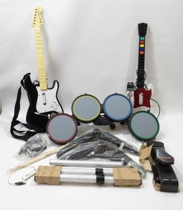 Playstation Rockband Harmonix wGuitars and Accessories-Most sealed Unused