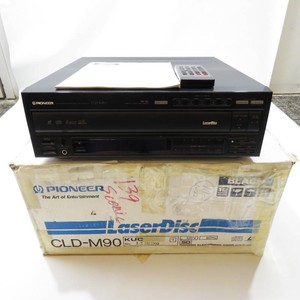 Vintage Pioneer CLD-M90 5-Disc Multi-Play CD CDVLD Player wBox, Instructions, Remote