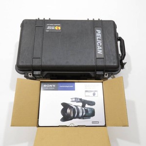 Sony Handycam NEX-VG10 wPelican Case, Original box, Accessories