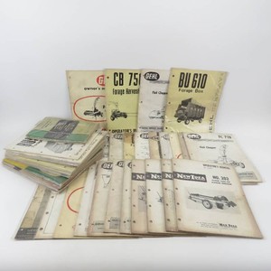 Grouping of Vintage Farm Implement Manuals Including John Deere