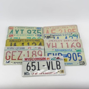 Grouping of Vintage 1970s & Up License Plates