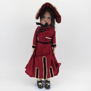 Antique A Marseilles Bisque Doll wClothing