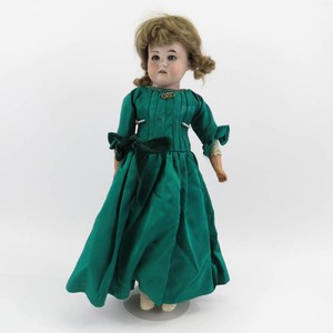 Antique Columbia Bisque Head Doll wClothing