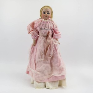 Antique A. Marseilles Bisque Head Doll