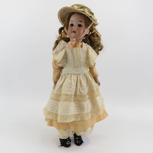Antique A. Marseilles Bisque Head Doll 17