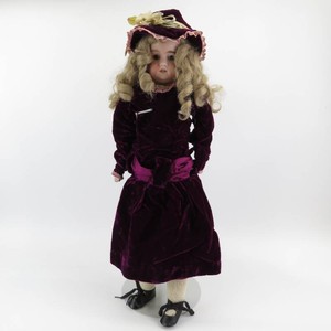 Antique A. Marseilles Rosebud Bisque Head Doll
