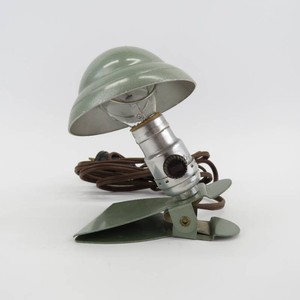 Vintage 1950s Bedside Leviton Clamp Lamp-SUPER CUTE