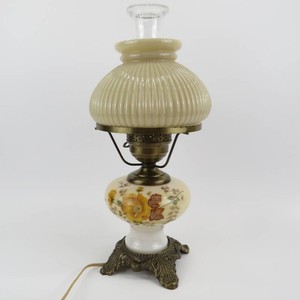 Vintage Hurricane Parlor Table Lamp
