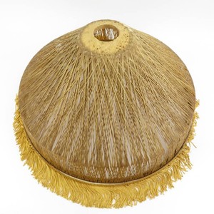 Vintage Raffia Fringe Boho Lamp Shade