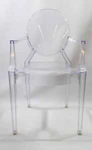 Highly Collectible Louis Ghost Chair by Kartell Polycarbonate