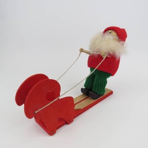 Vintage Swedish Folk Art Santa Tomte Gnome Figurine
