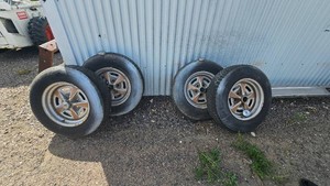 Set of 4 Pontiac Ralley Wheels w Bumper for ElCamino