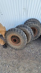 Set of 4 Tires and Wheels for 610 Bobcat