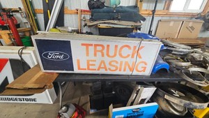 Ford Truck Leasing Sign, Dual Sided