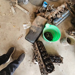 Lot of Ford Angle Plug Small Block Heads and Misc