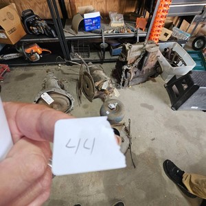 Mercedes 1938 4 Cyl Engine wTote of Parts