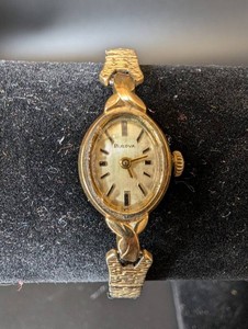 Vintage Bulova Wristwatch - 10K Gold Marked