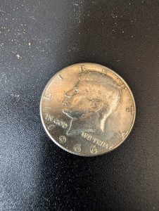 Vintage 1966 Kennedy Half Dollar 40% Silver