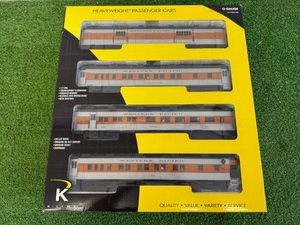 K-Line O Gauge Heavyweight Passenger Cars 4-Pack Set