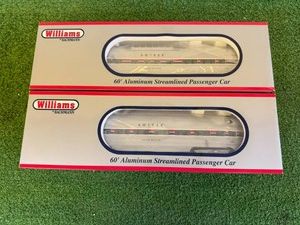 Amtrak 60 Aluminum Steamlined Passenger Cars
