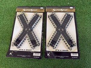 Super Snap O Gauge 60degree Crossover Tracks